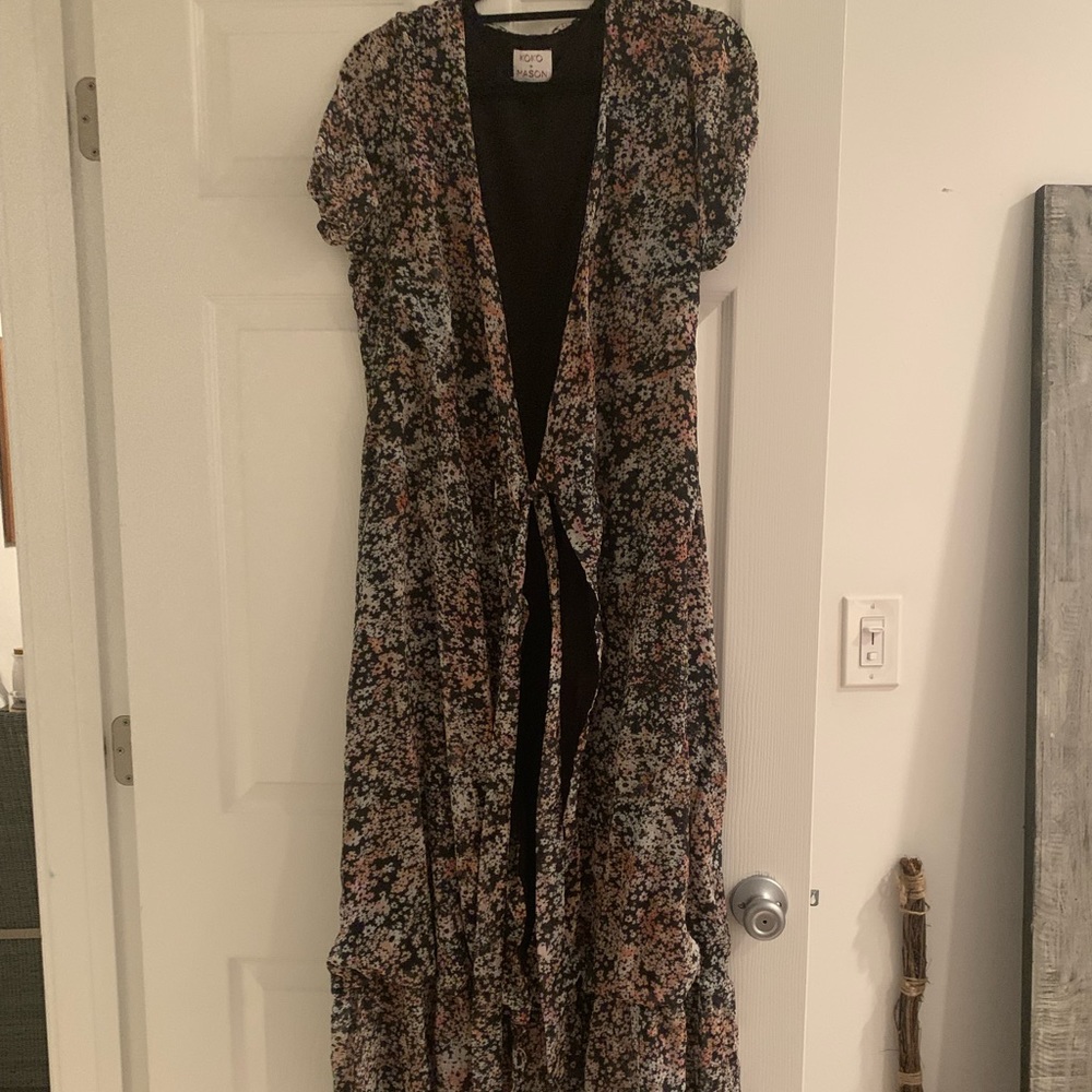 Koko and Maison floral wrap dress